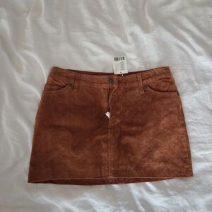 Urban Outfitters Tan Mini Skirt